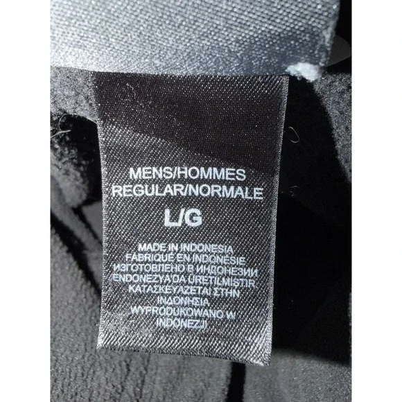 The North Face Fleece Zip-Up Jacket Large Black TNF Men Adult - Picture 7 of 8